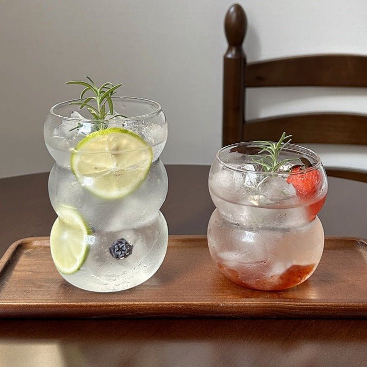 Bubble Shaped Glass Coffee Cups