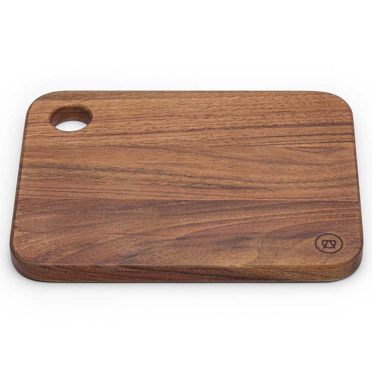 Edles »Ei-Pad« Schneidebrett aus Nussbaumholz