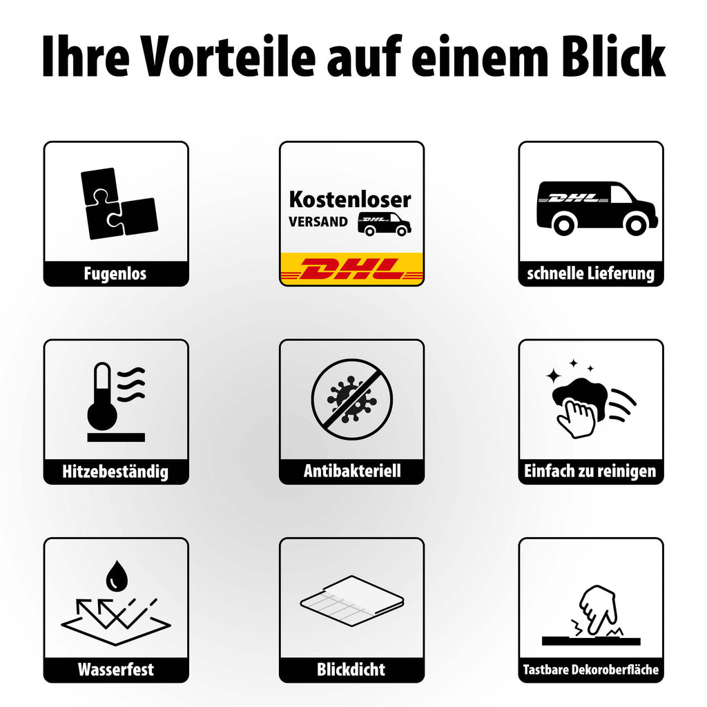 Duschrückwand - Beige Creme (250x100/200x100)